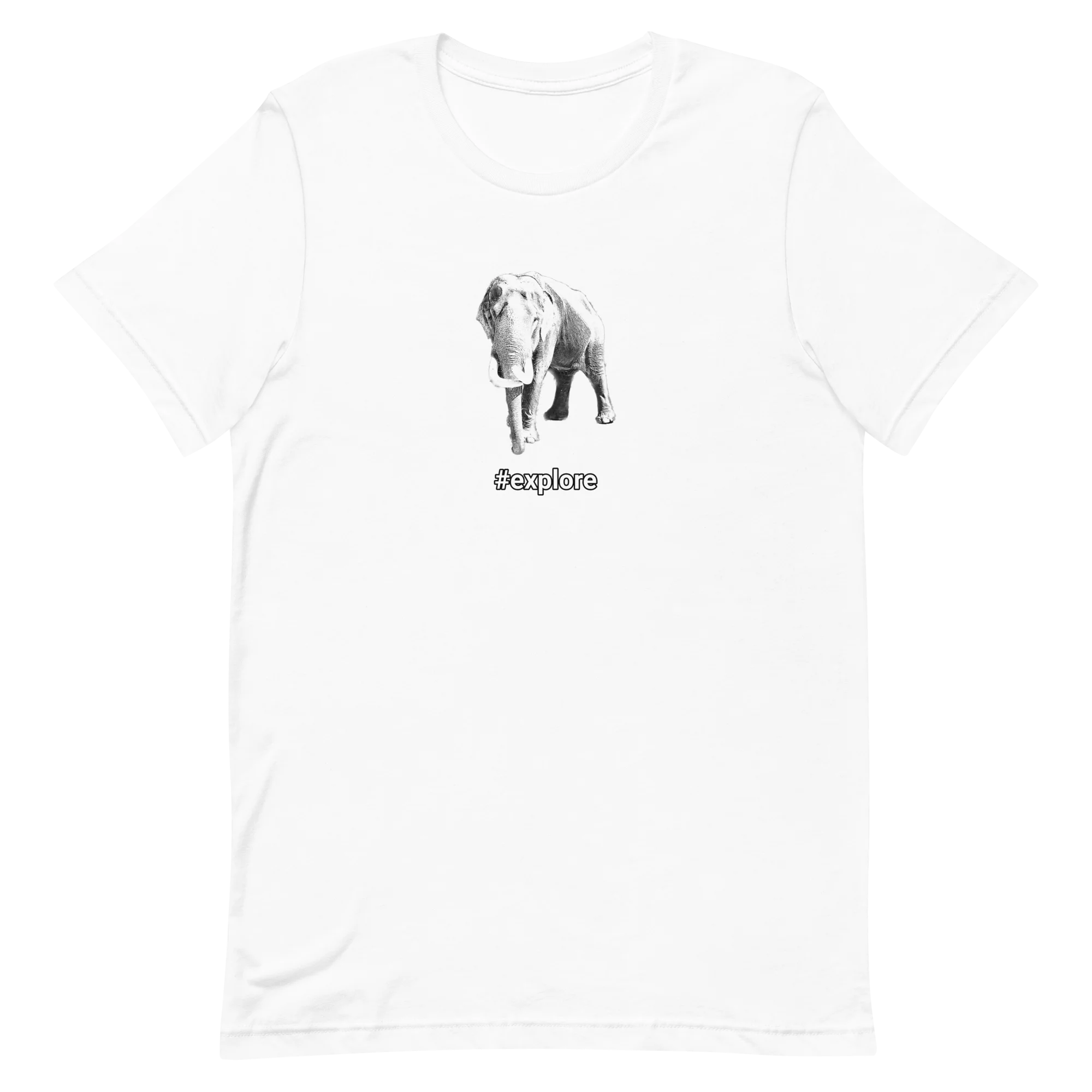 T-Shirt featuring an image of a elephant